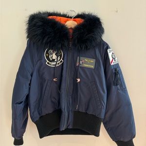 down bomber jacket